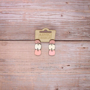 Nappikorvakoru pyörö 3-osainen