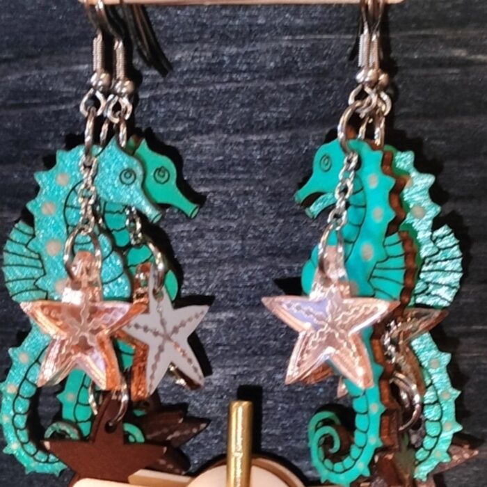 Merihevostanssi-korvakorut Merihevostanssi-korvakorut