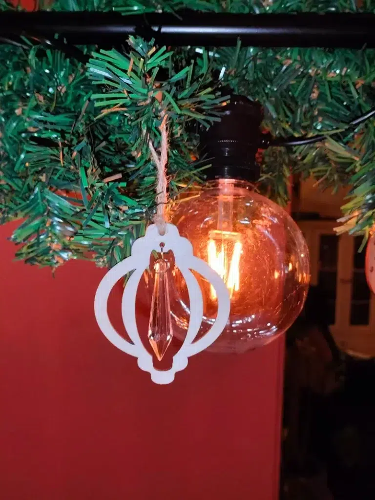 Joulukoriste kristalli